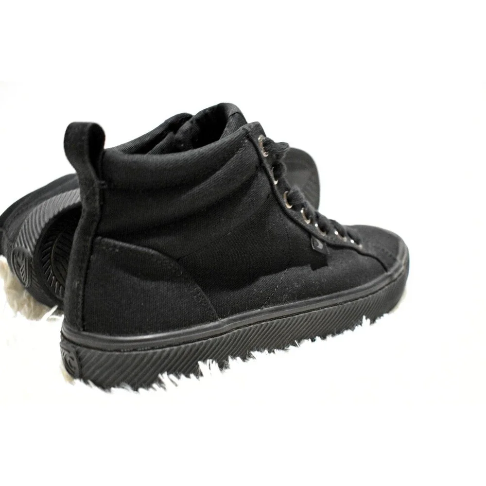 Cariuma OCA Women’s Size 8 High Shoes Trainers Athletic All Black Canvas Sneaker